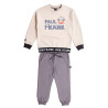 Tracksuit cotton fleece blend Paul Frank with embossed elements (12 months-5 years)