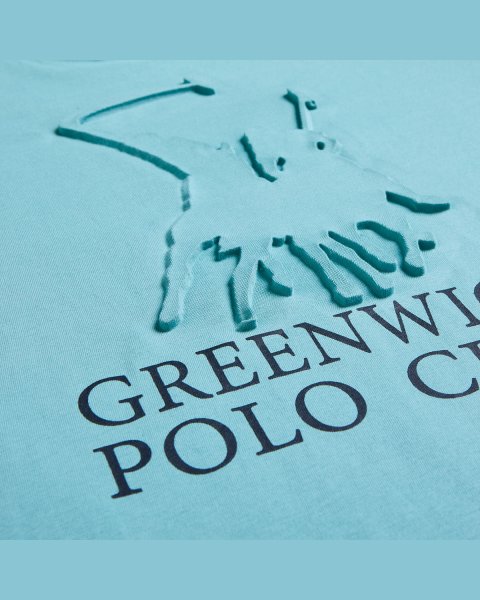 Μπλούζα Greenwich Polo Club με ανάγλυφο σχέδιο (18 μηνών-16 ετών)