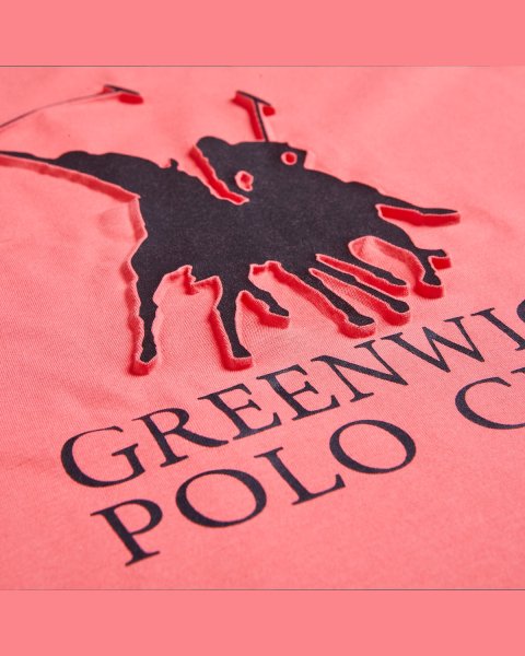 Μπλούζα Greenwich Polo Club με ανάγλυφο σχέδιο (2-14 ετών)