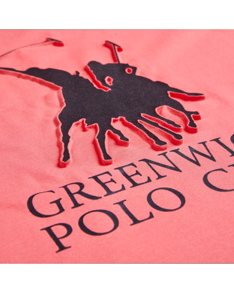T-Shirt Greenwich Polo Club with embossed design (2-14 years)
