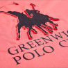 Μπλούζα Greenwich Polo Club με ανάγλυφο σχέδιο (2-14 ετών)