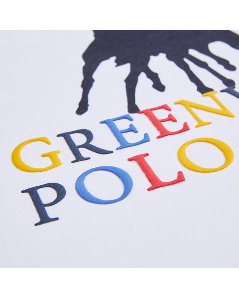 T-Shirt Greenwich Polo Club with embossed details (18 months-16 years)