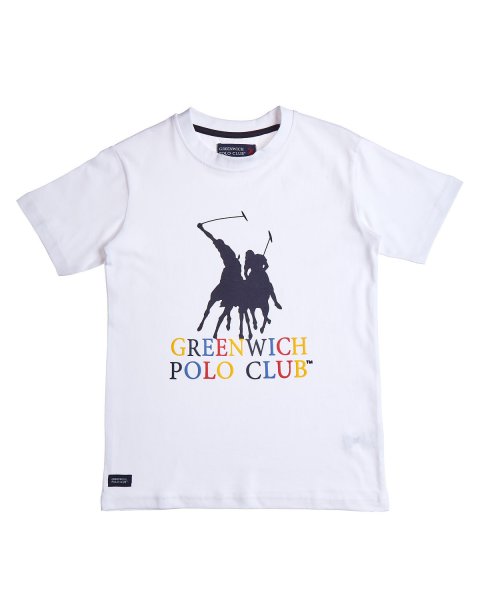 Μπλούζα Greenwich Polo Club με ανάγλυφα στοιχεία (18 μηνών-16 ετών)