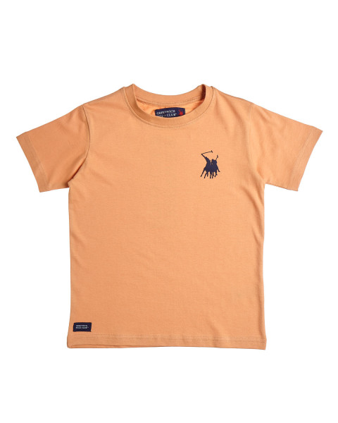 T-Shirt Greenwich Polo Club with embossed print (2-14 years)