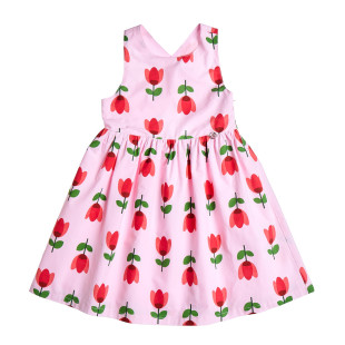 Dress with a cross-back (12 months-5 years)