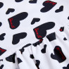 Dress with heart pattern (12 months-5 years)