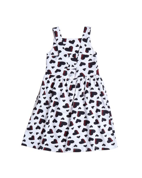 Dress with heart pattern (12 months-5 years)