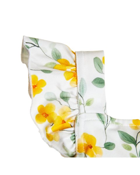 Dress with floral pattern and slip (6 months-4 years)