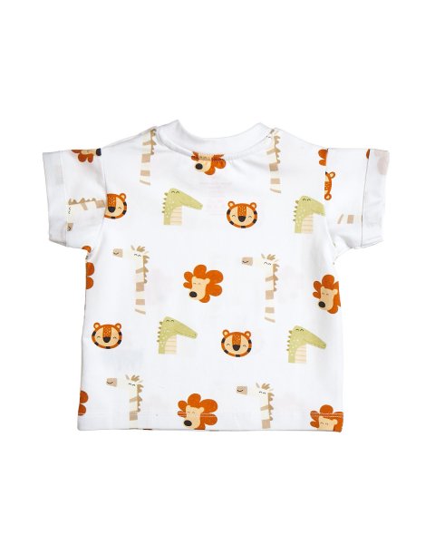 Overall with top Tender Comforts with safari print (3-18 months)
