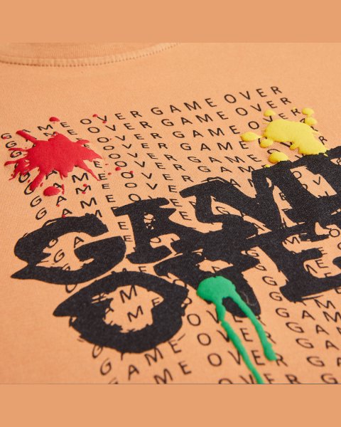 T-Shirt with embossed elements (6-16 years)