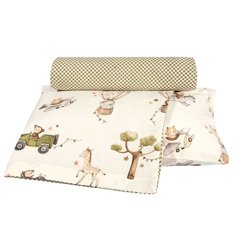 3-piece Greenwich Polo Club sheet set (sheets 130x170, pillowcase)