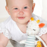 Musical plush toy Fehn & sleeping aid giraffe height 19cm (0+ months)