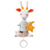 Musical plush toy Fehn & sleeping aid giraffe height 19cm (0+ months)