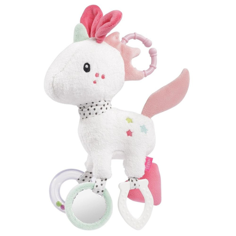 Rattle unicorn cuddly toy Fehn (0+ months)