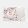 Velvet pink blanket with musical toy (80x110cm)