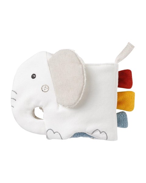 Fehn elephant plush activity book (0+ months)