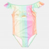 Swimsuit sun safe UPF45+ colourful with ruffles (4-16 years)