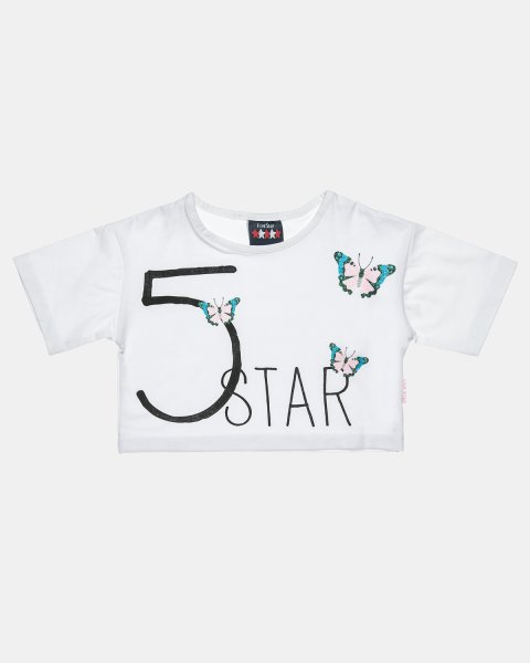 Σετ Five Star μπλούζα cropped και σορτς (18 μηνών-5 ετών)