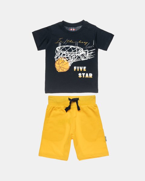 Set Five Star t-shirt with print and shorts (12 months-5 years)