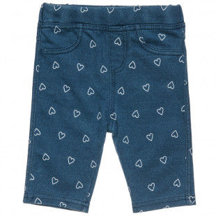 Παντελόνι κοντό με καρδιές (9 μηνών-3 ετών)