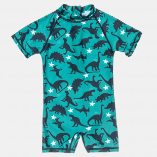 Swimwear sun safe UPF45+ with dinosaur pattern (9 months-3 years)