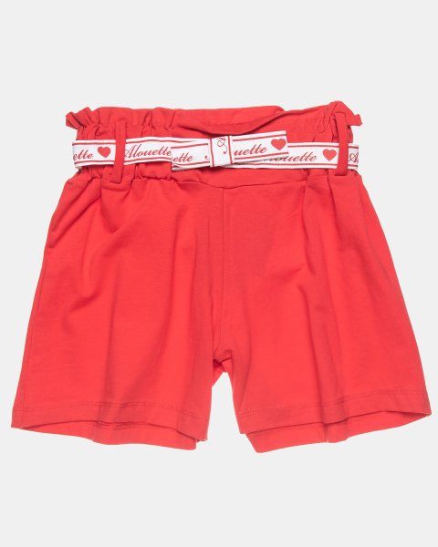 Shorts high waisted with decorative bow (6-16 years)