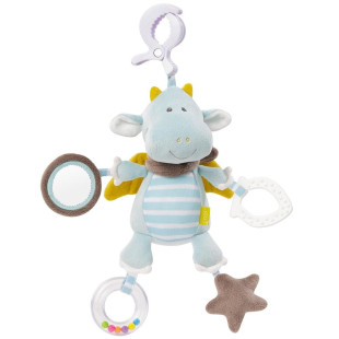Plush toy dragon Fehn with clamp (0+ months)