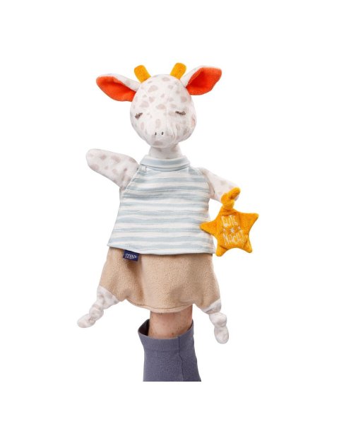 Comforter handpuppet giraffe Fehn 30cm (0+ months)