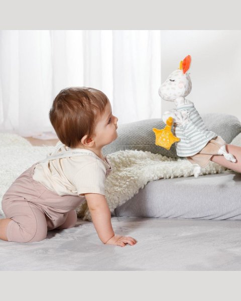 Comforter handpuppet giraffe Fehn 30cm (0+ months)