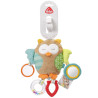 Fehn activity owl plush 25cm (0+ months)
