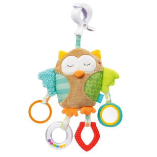Fehn activity owl plush 25cm (0+ months)