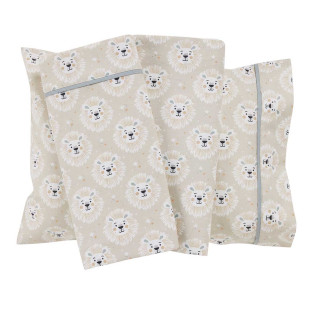 3-piece lion sheet set Das baby (sheets 130x170, pillowcase)