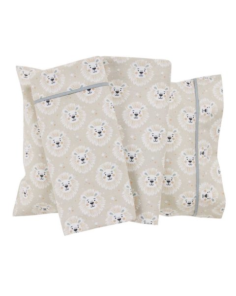 Σετ σεντόνια 3τμχ λιοντάρι Das baby (σεντόνια 130x170, μαξιλαροθήκη)