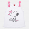 Top sleeveless Snoopy with glitter detail (2-8 years)