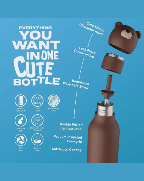 Παγούρι θερμός Asobu Besties αρκούδα 460ml