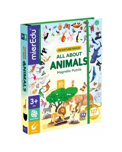 Puzzle Magnetic MierEdu All About Animals (3+ years)