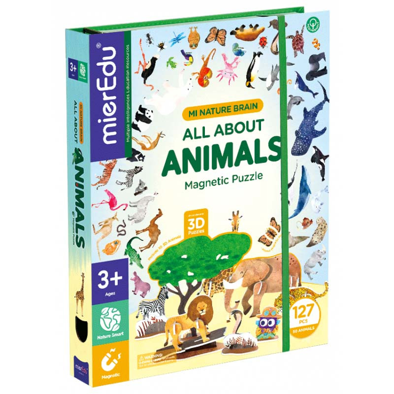 Puzzle Magnetic MierEdu All About Animals (3+ years)