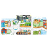 Stickers reusable Busy City MierEdu (3+ years)