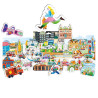 Stickers reusable Busy City MierEdu (3+ years)