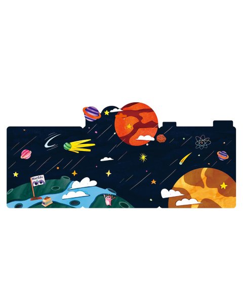 Stickers reusable Space Explorer MierEdu (3+ years)