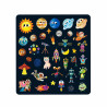 Stickers reusable Space Explorer MierEdu (3+ years)