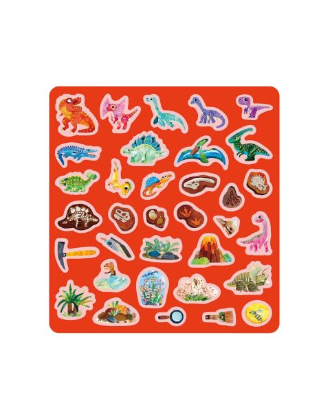 Stickers reusable Dinosaurs MierEdu (3+ years)