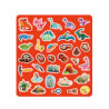 Stickers reusable Dinosaurs MierEdu (3+ years)