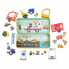 Toy mierEdu magnetic puzzle - Vehicles (3+ ετών)