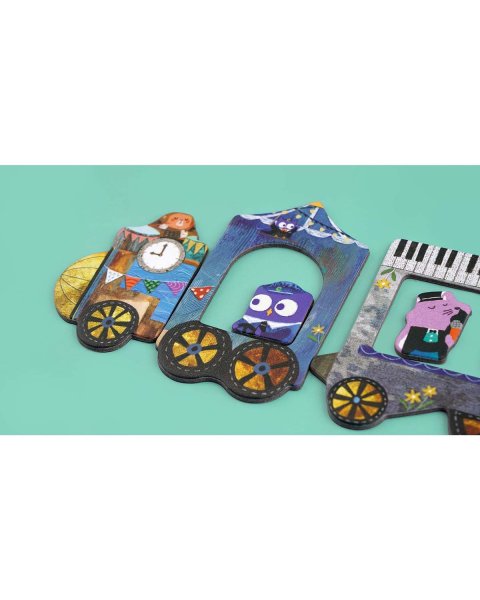 Toy mierEdu magnetic puzzle - Trains (3+ ετών)