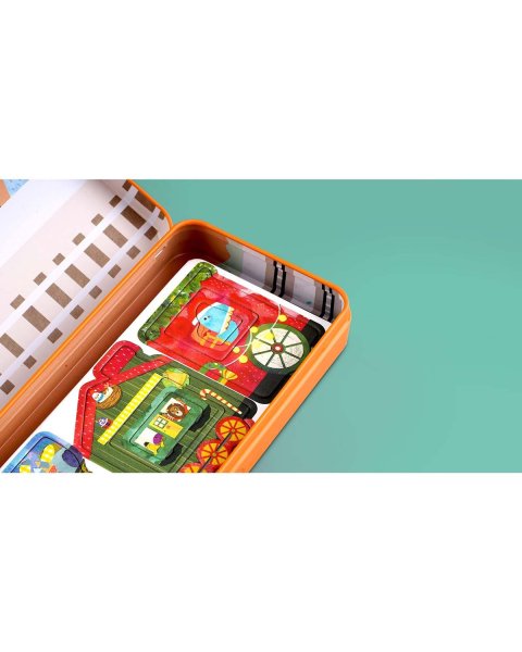 Toy mierEdu magnetic puzzle - Trains (3+ ετών)