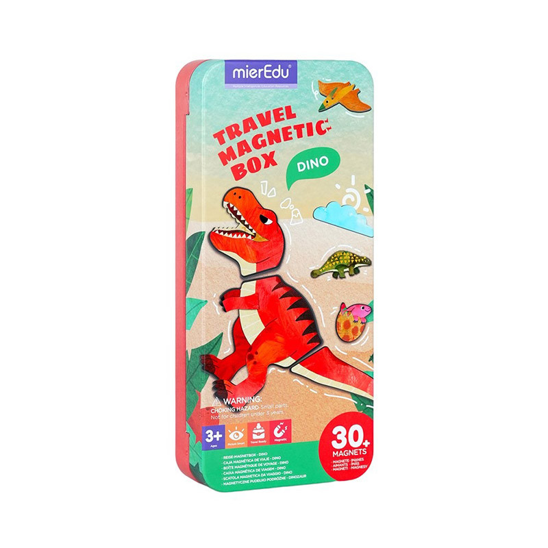 Toy mierEdu magnetic puzzle - Dinosaur Land (3+ ετών)