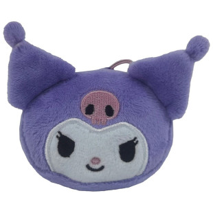 Keyring with fluffy texture Kuromi