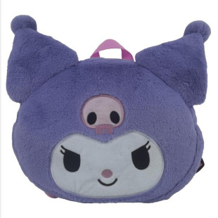 Backpack with fluffy texture Kuromi