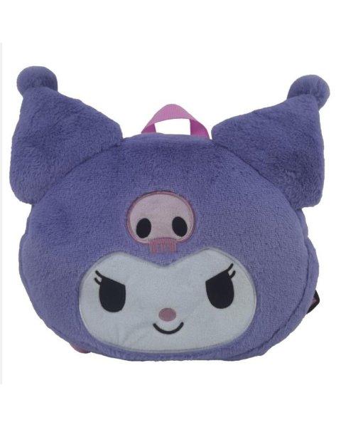 Backpack with fluffy texture Kuromi